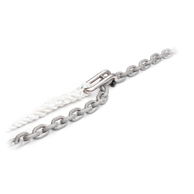 C. Sherman Johnson “Captain Hook” Chain Snubber Small Snubber Hook f/1/4″  5/16″ Chain w/12 of 1/2″ 3 Strand Nylon [46-465]