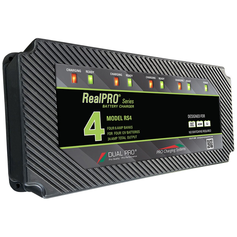 Dual Pro RealPRO Series Battery Charger – 24A – 4-Bank [RS4]
