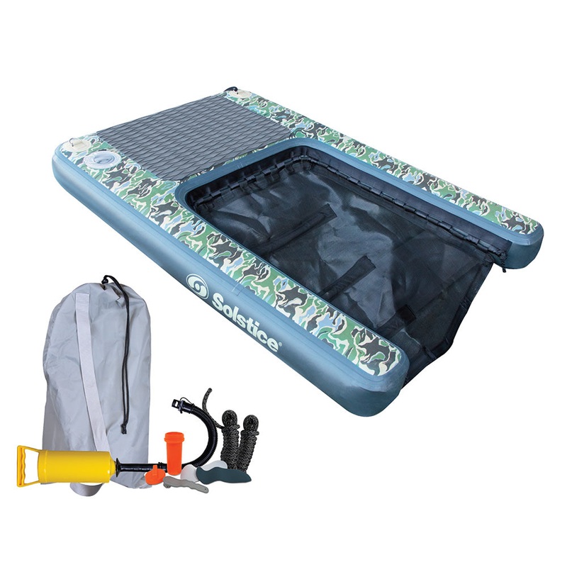 Solstice Watersports Inflatable PupPlank Dog Ramp – XL Sport – Camo [33250]