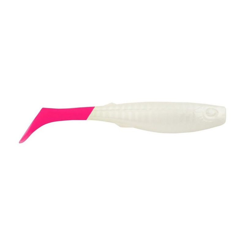 Berkley Gulp! Saltwater Paddleshad – 4″ – Pearl White/Pink [1520450]