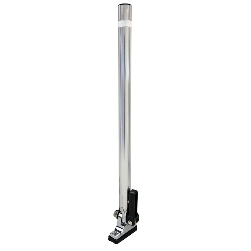 Perko 14″ Folding Mount Pole Light – White All Round Light w/Quick Adjust Mount [1672DP0ALU]