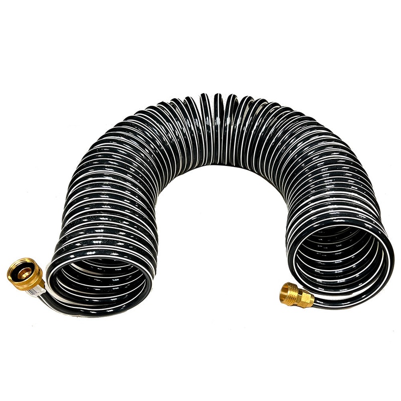 Trident Marine Coiled Wash Down Hose w/Brass Fittings – 25 [167-25]
