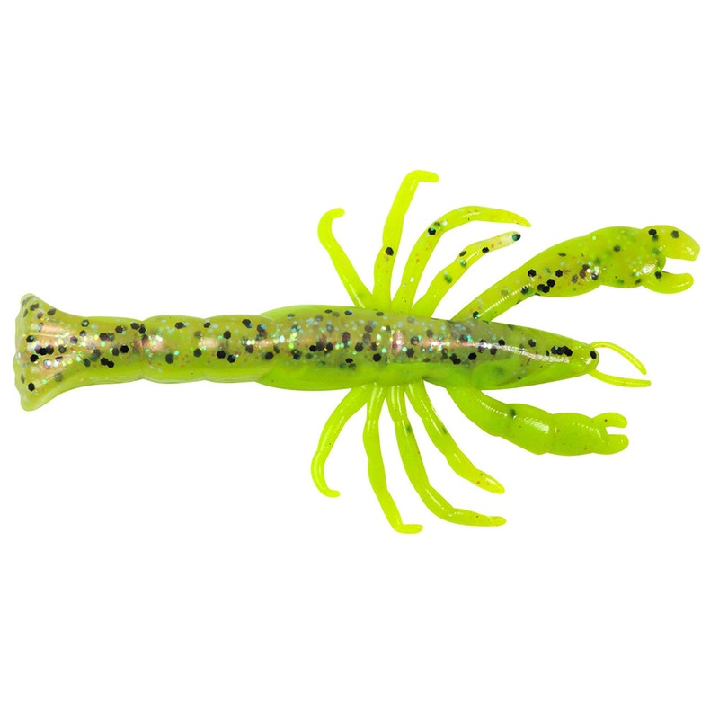 Berkley Gulp! Ghost Shrimp – Chartreuse Belly Shrimp [1189202]