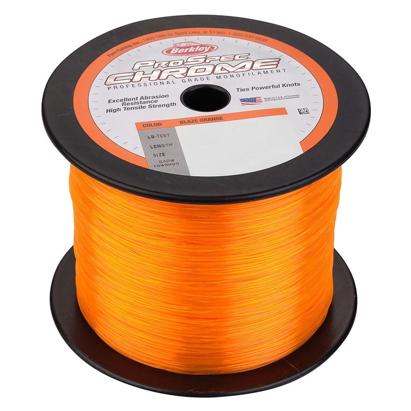 Berkley ProSpec Chrome Blaze Orange Microfilament – 12lb – 1000 yds – PSC1B12-80 [1543994]