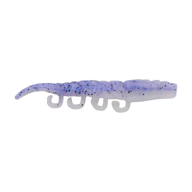 Berkley Gulp! Saltwater Turbo Shrimp – 3″ – Violet Haze Fleck [1637578]