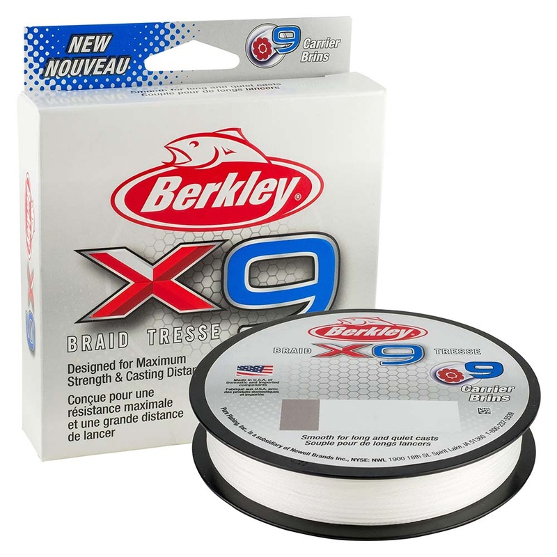 Berkley x9 Braid Crystal – 20lb – 164 yds – X9BFS20-CY [1486886]