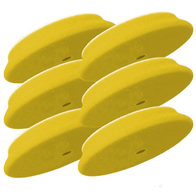RUPES D-A Fine Finishing Foam Pad 40mm – Yellow *6-Pack [9.DA40M/6]