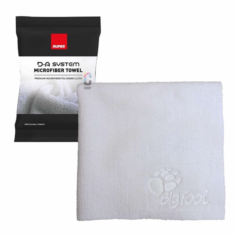 RUPES D-A System Microfiber Towel 16×16 – White [9.BF9070]