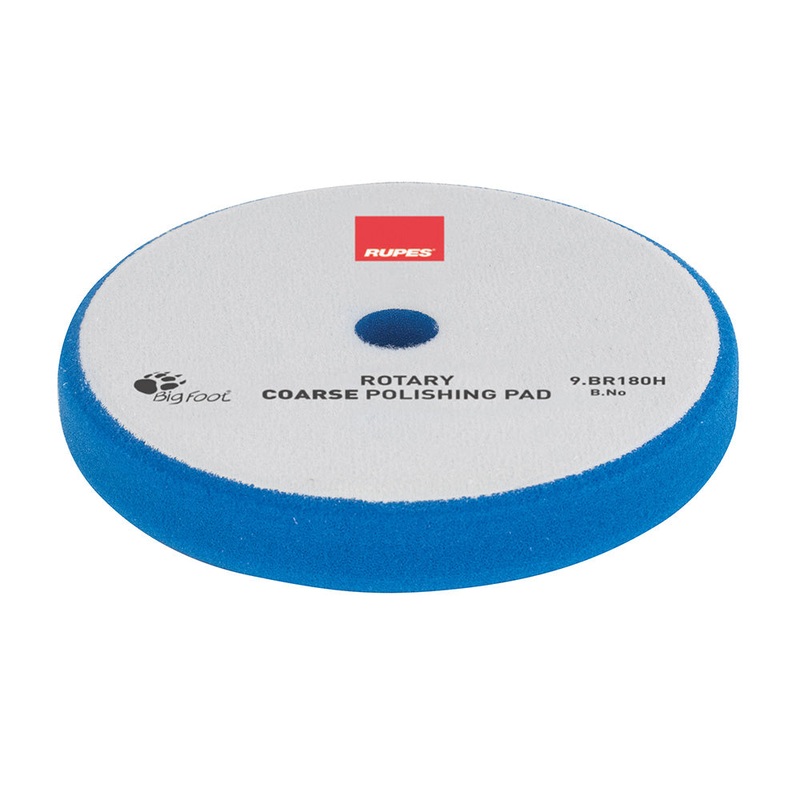RUPES Rotary Coarse Polishing Foam Pad 155/160mm – Blue [9.BR180H]