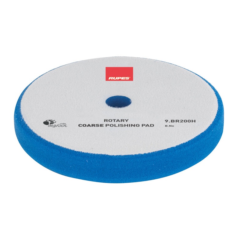 RUPES Rotary Coarse Polishing Foam Pad 175/180mm – Blue [9.BR200H]