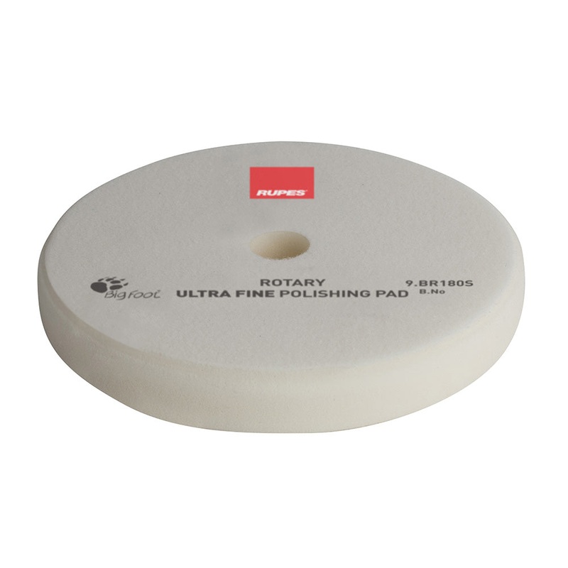 RUPES Rotary Ultra-Fine Polishing Foam Pad 155/160mm – White [9.BR180S]
