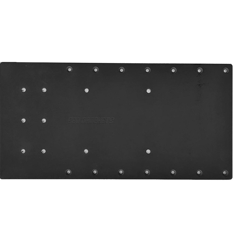 Sea Brackets 20″ Straight Trolling Motor Plate f/Minn Kota Quest – Black [SEA2310-BLK]