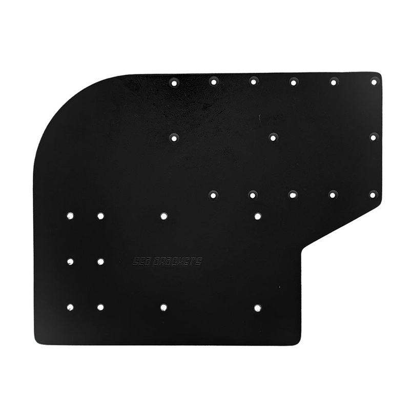 Sea Brackets Large Offset Trolling Motor Plate f/Minn Kota Quest – Black [SEA2305-BLK]