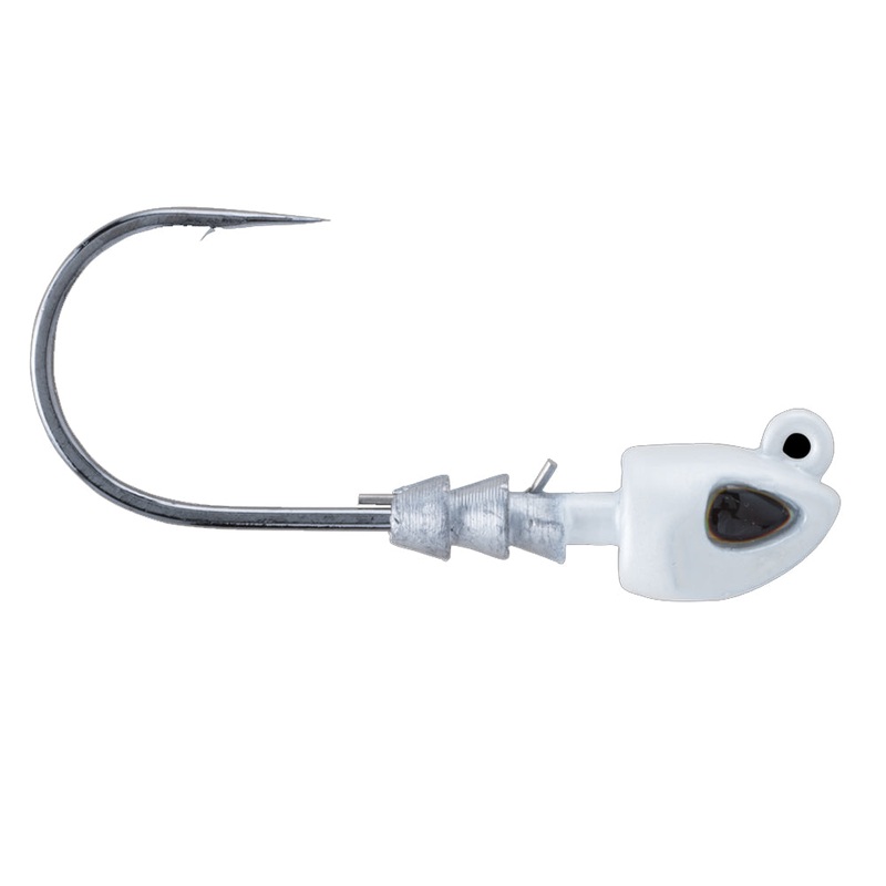 Berkley Fusion19 Swimbait Jighead – 1/0 – 1/8oz – Pearl White [1504404]