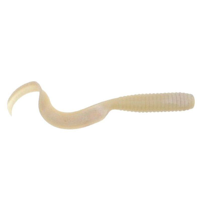 Berkley Gulp! Saltwater Grub – 5″ – White Glow [1436829]