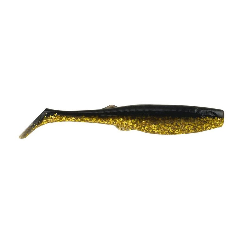 Berkley Gulp! Saltwater Paddleshad – 4″ – Black Gold [1520440]