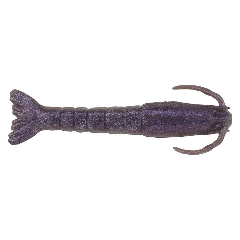 Berkley Gulp! Saltwater Shrimp – 4″ – Purple Chrome [1573130]
