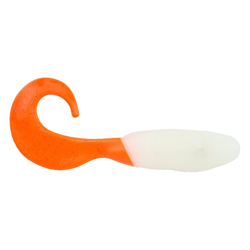 Berkley Gulp! Saltwater Swimming Mullet – 4″ – Glow/Orange [1519936]