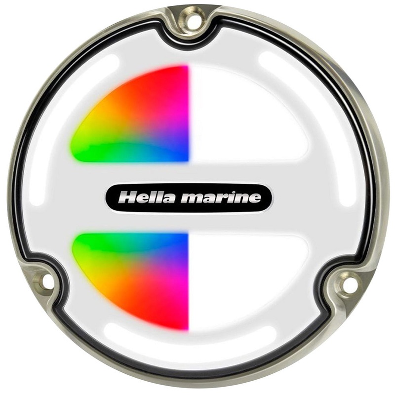 Hella Marine Apelo A3 RGBW Underwater Light – Bronze – White Lens [016831001]