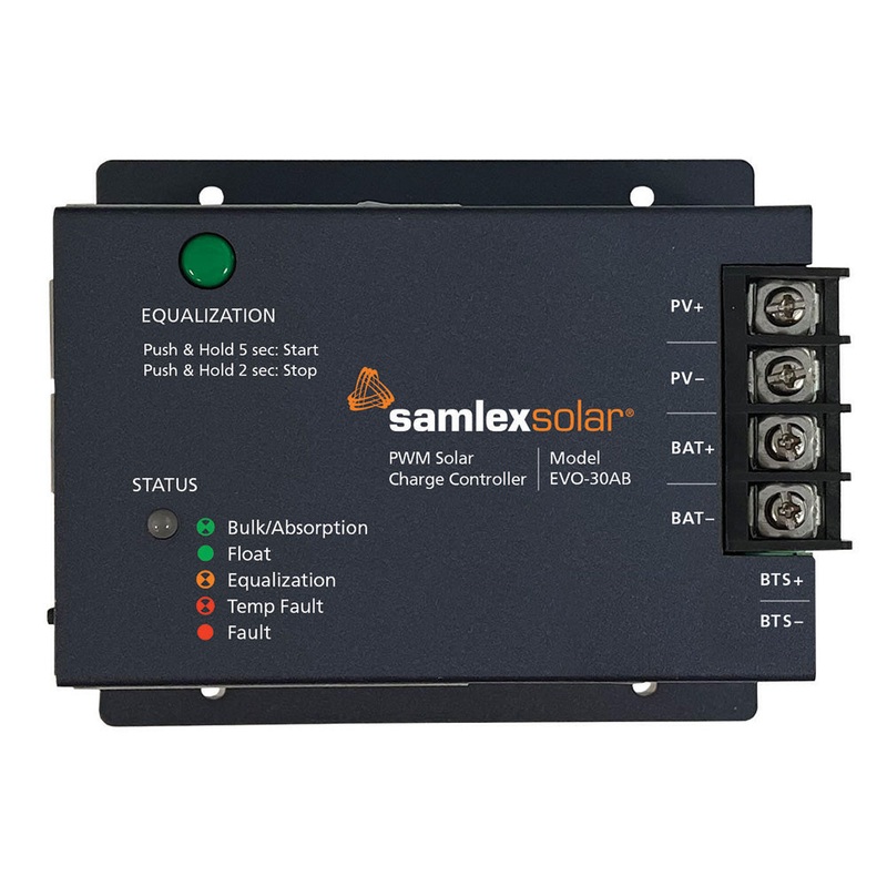 Samlex Solar Charge Controller – 12/24 PWM – 30 AMP [EVO-30AB]