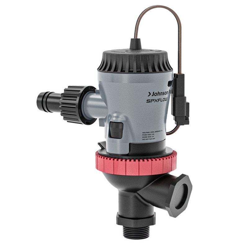 Johnson Pump Aqua O2 Twin Port 800 GPH Aerator Pump – Flex Mount – 12V [10-13650-01]