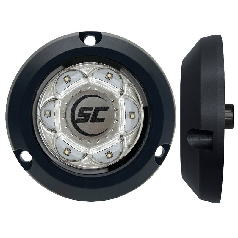 Shadow-Caster SC2 Series Polymer Composite Surface Mount Underwater Light – Great White [SC2-GW-CSM]