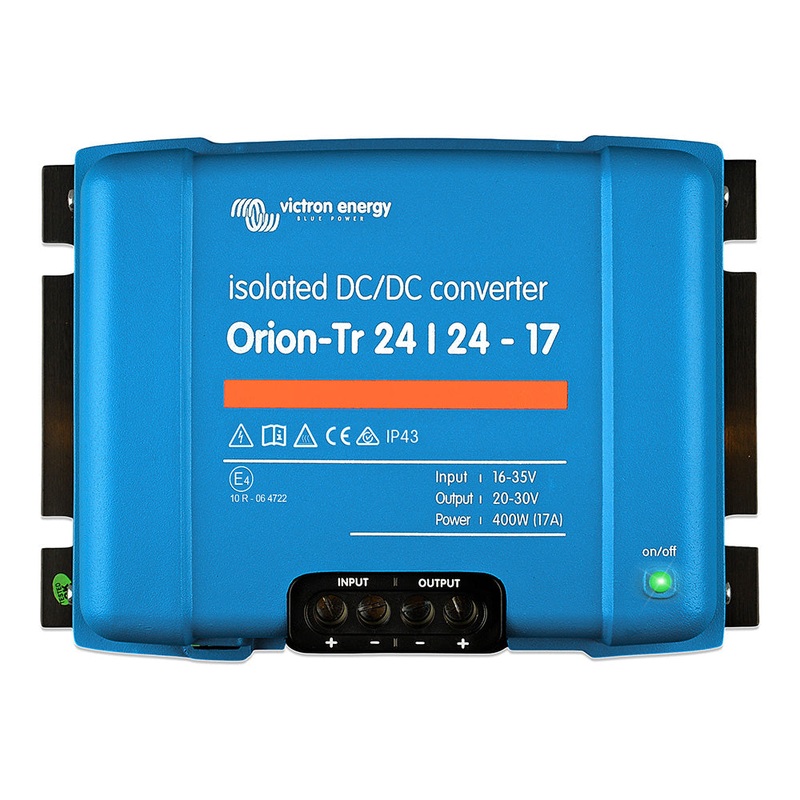 Victron Orion-TR Isolated DC-DC Converter – 24 VDC to 24 VDC – 400W – 17AMP [ORI242441110]