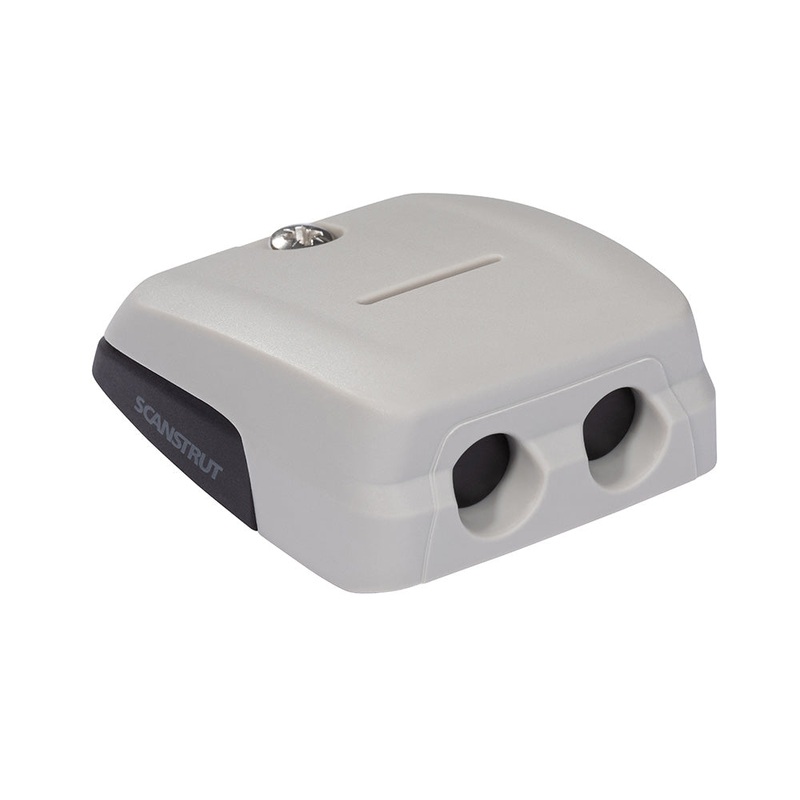 Scanstrut Horizontal Double-Entry Cable Seal – Grey – Multiple Cable Combinations [DS-HD10]