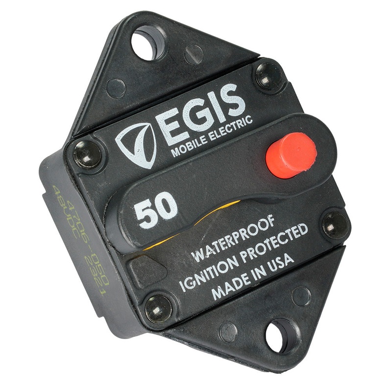 Egis 50A Panel Mount Circuit Breaker – 285 Series [4706-050]
