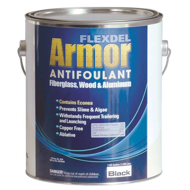 Flexdel Armor Antifouling Paint Black Quart