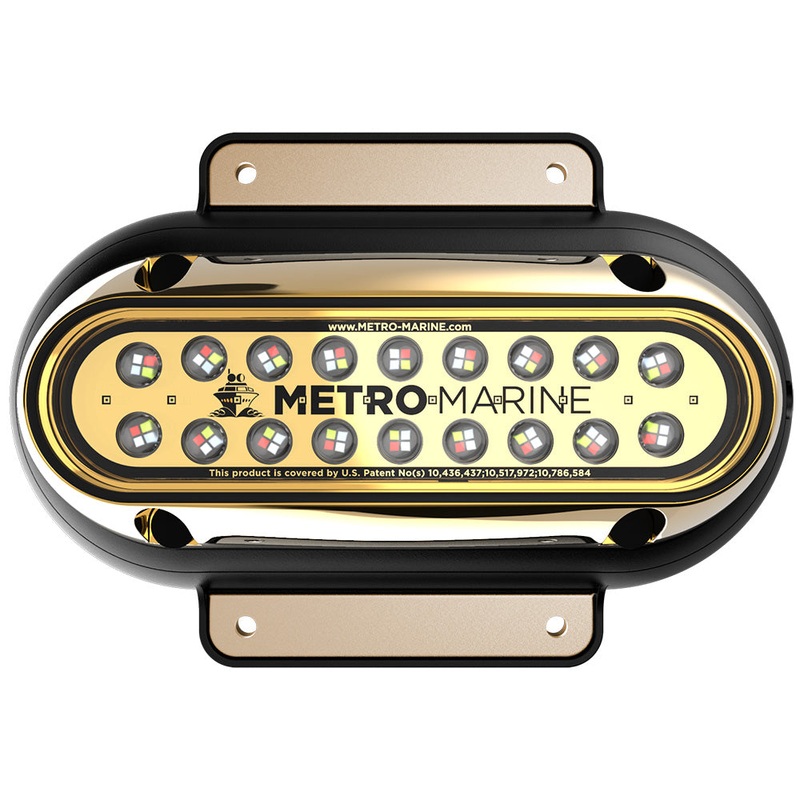 Metro Marine High-Output Elongated Surface Mount Light w/Intelligent Full Spectrum LEDs – RGBW, 90 Beam [F-SME1-H-FS-90]