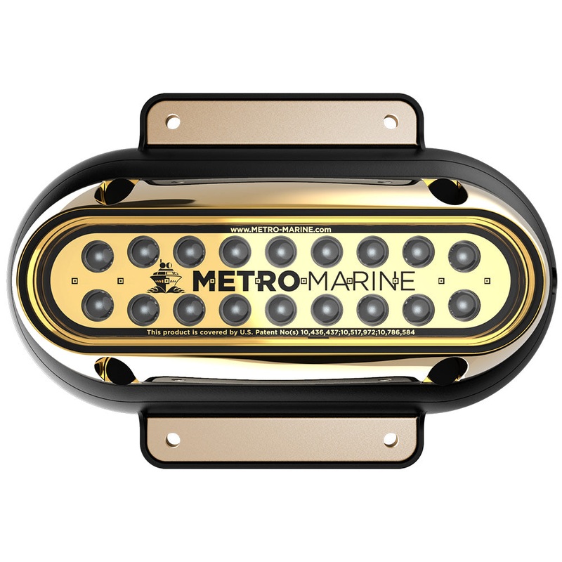 Metro Marine High-Output Elongated Surface Mount Light w/Intelligent Monochromatic LEDs – Blue, 45 Beam [F-SME1-H-B3-45]