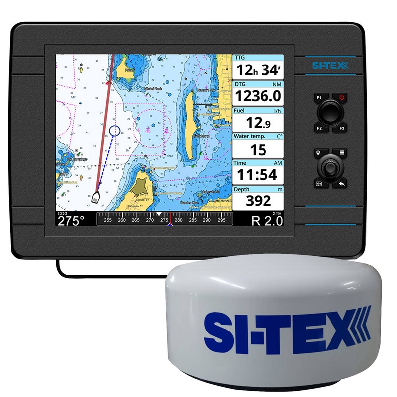 SI-TEX NavPro 1200 w/MDS-15 WiFi 20″ Hi-Res Digital Radome Radar w/15M Cable [NAVPRO1200R]