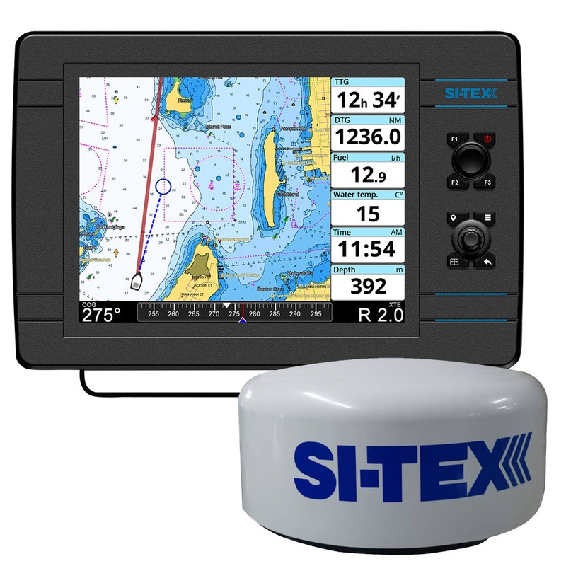 SI-TEX NavPro 1200F w/MDS-15 WiFi 20″ Hi-Res Digital Radome Radar w/15M Cable [NAVPRO1200FR]