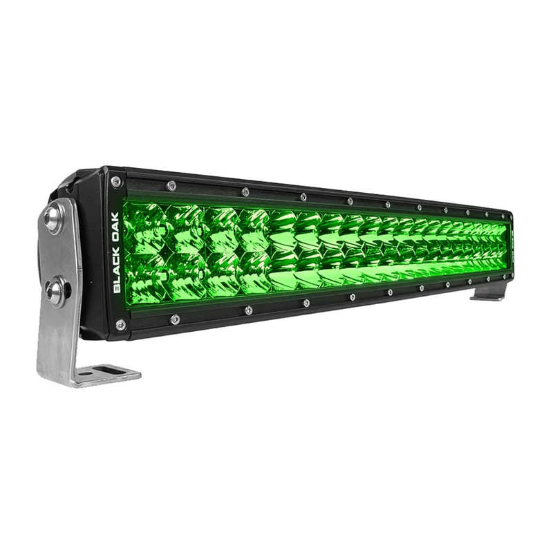 Black Oak Curved Double Row Combo Green Hog Hunting 20″ Pro Series 3.0 LED Light Bar [20CG-D3OS]