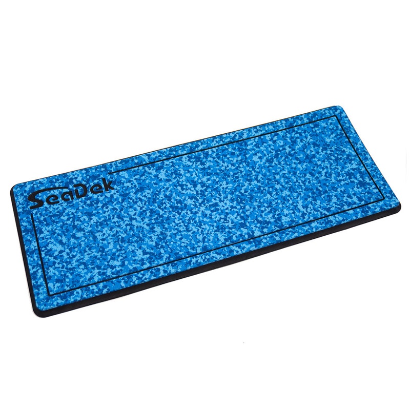 SeaDek 14 x 36″ 20mm Dual Density Small Helm Pad w/SeaDek Logo – Brushed Texture – Aqua Camo/Black (355.6mm x 914.4mm x 20mm) [37925-81119]