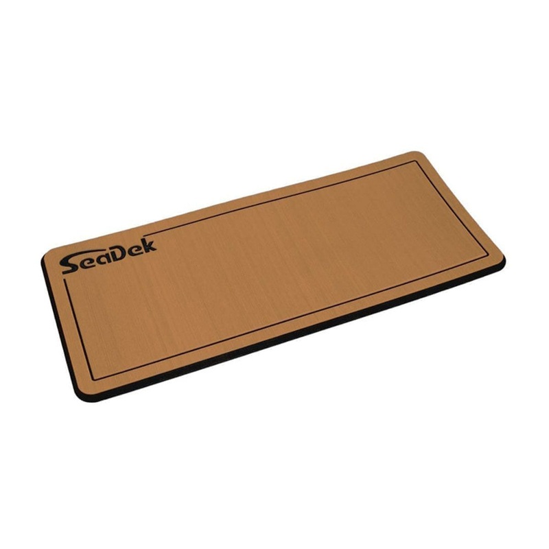 SeaDek 16 x 39″ 20mm Dual Density Large Helm Pad w/SeaDek Logo – Brushed Texture – Mocha/Black (406.4mm x 990.6mm x 20mm) [37926-80327]