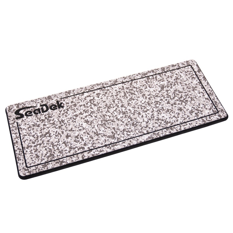 SeaDek 16 x 39″ 20mm Dual Density Large Helm Pad w/SeaDek Logo – Brushed Texture – Snow Camo/Black (406.4mm x 990.6mm x 20mm) [37926-83699]