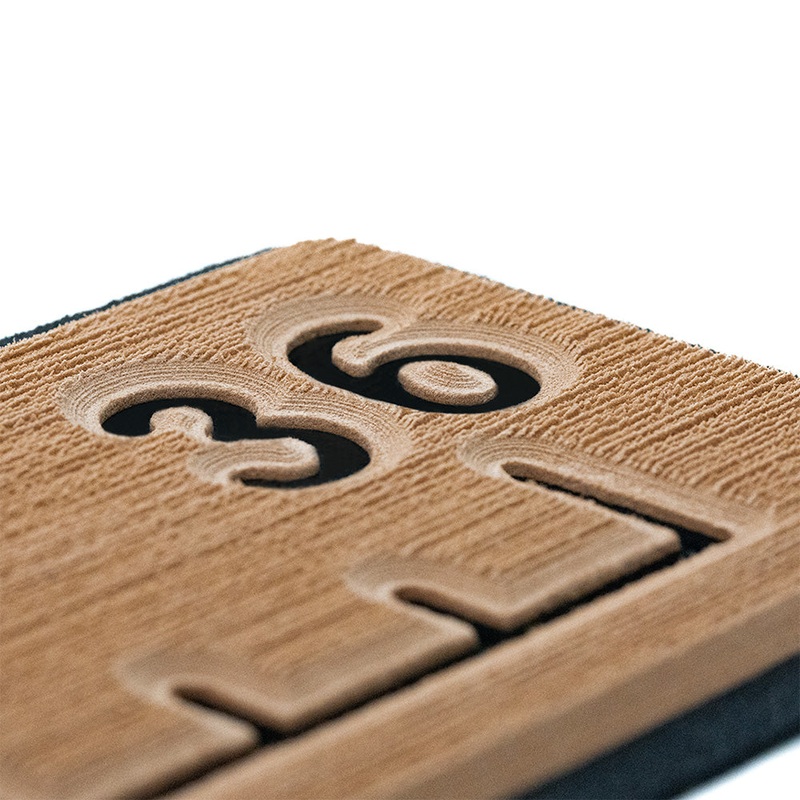 SeaDek 36 Routed Ruler – 6mm – Brushed Texture – Mocha/Black [53583-80093]