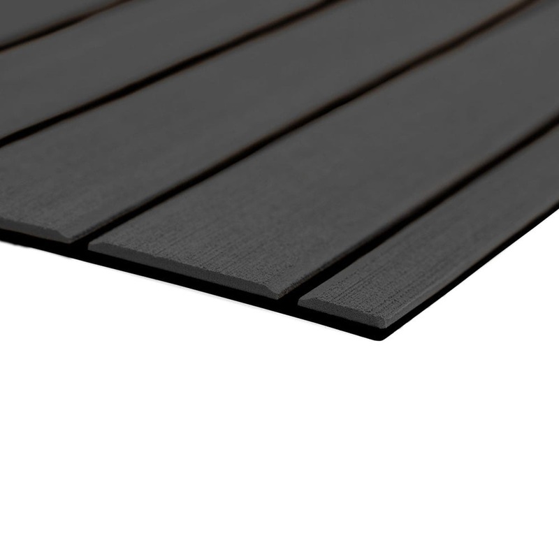 SeaDek 40″ x 80″ 6mm Teak Full Sheet – Brushed Texture – Dark Grey/Black (1016mm x 2032mm x 6mm) [32279-80067]