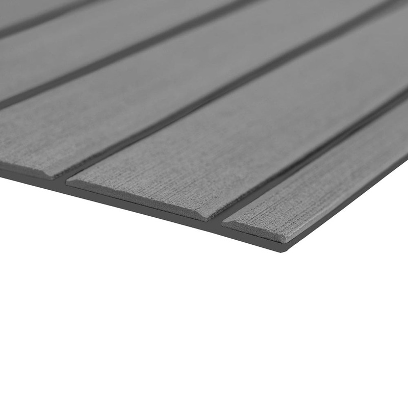 SeaDek 40″ x 80″ 6mm Teak Full Sheet – Brushed Texture – Storm Grey/Dark Grey (1016mm x 2032mm x 6mm) [32279-81029]