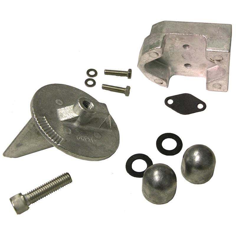 Performance Metals Mercruiser Alpha 1 Gen 1 Complete Anode Kit (No Power Steering) – Aluminum [10205A]