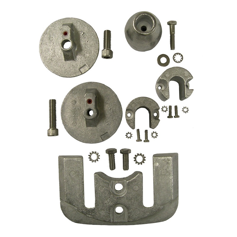 Performance Metals Mercruiser Bravo 3 (2004  Later) Complete Anode Kit – Aluminum [10165A]