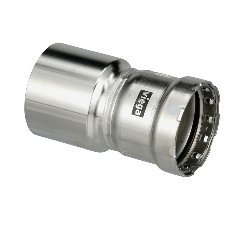 Viega MegaPress 316 FKM Reducer – 2-1/2″ (IPS) x 2″ [98330]