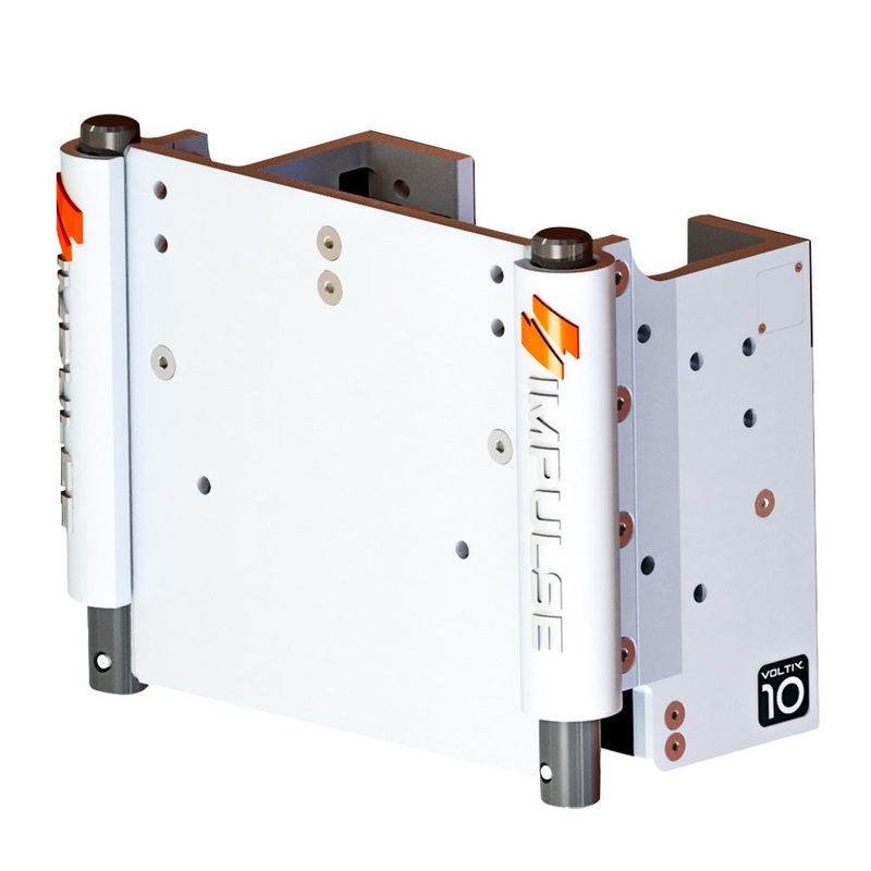 IMPULSE 10″ Set Back Electric Jack Plate w/Standard Control – White Cerakote [75072-W]