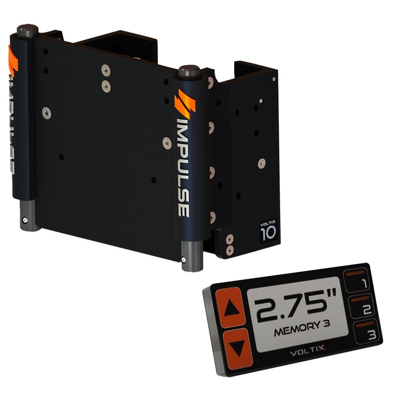 IMPULSE XL 10″ Set Back Electric Jack Plate w/Smart Control – Black Anodized [75071-B]