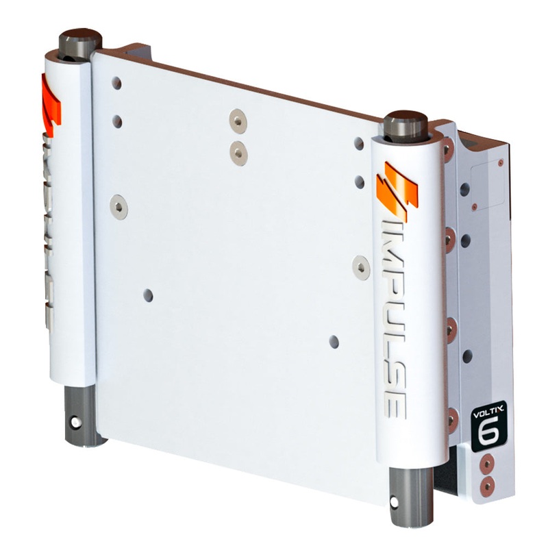 IMPULSE XL 6″ Set Back Electric Jack Plate w/Standard Control – White Cerakote [75053-W]