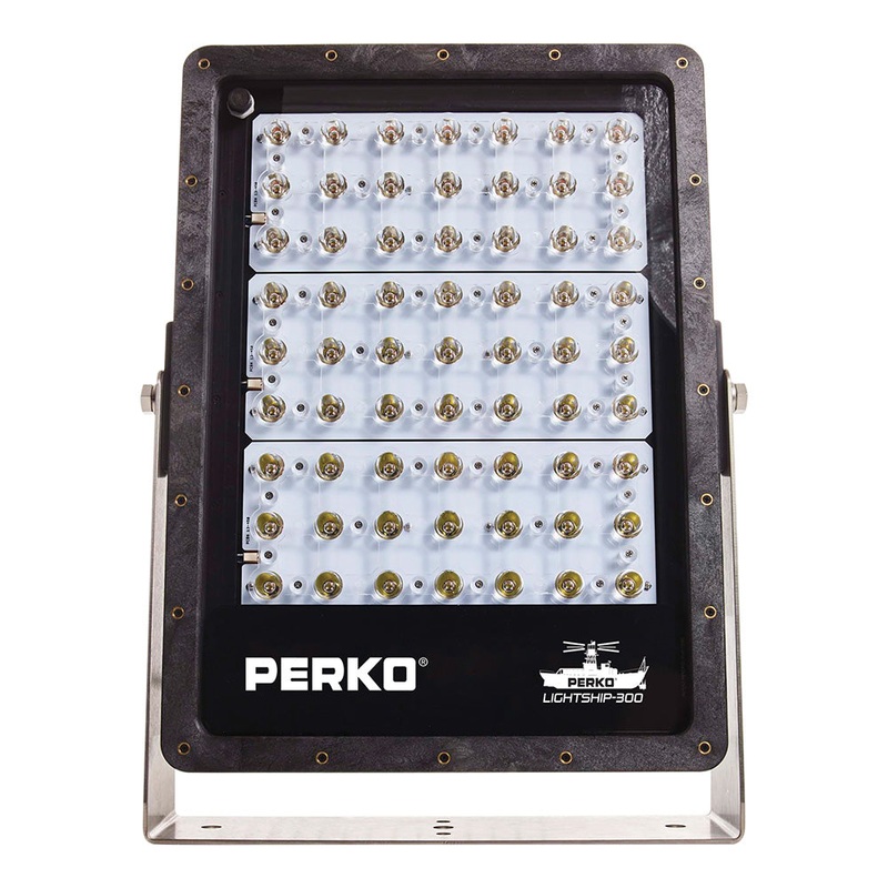 Perko Lightship 300 LED High Performance Floodlight – 12/24V – Black [1643300F0B]