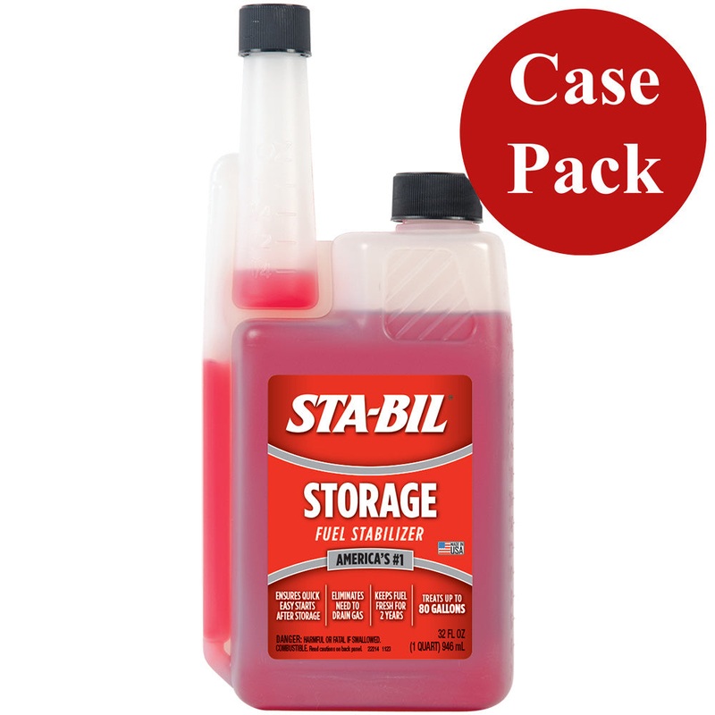 STA-BIL Fuel Stabilizer – 32oz *Case of 12* [22214CASE]