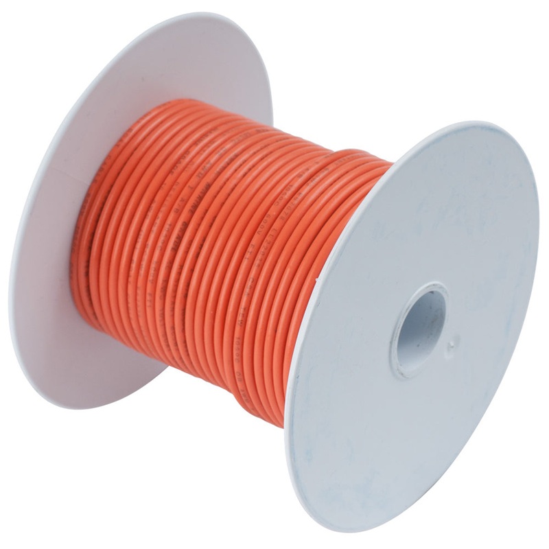 Ancor Orange 16 AWG Tinned Copper Wire – 1000′ [102599]